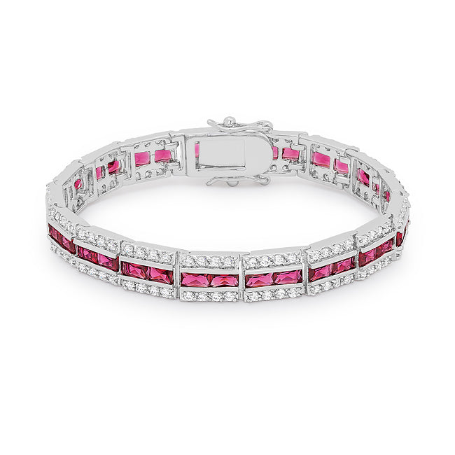 Balboa Red Cubic Zirconia Bracelet