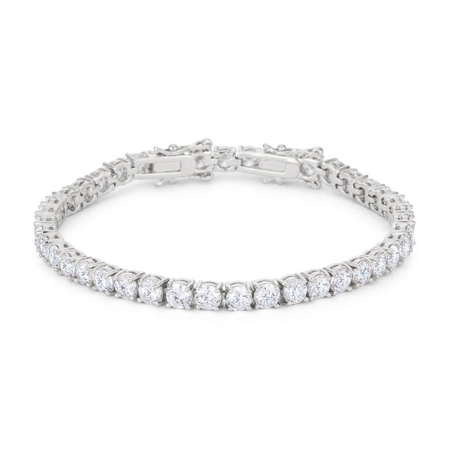 Clear Cubic Zirconia Tennis Bracelet