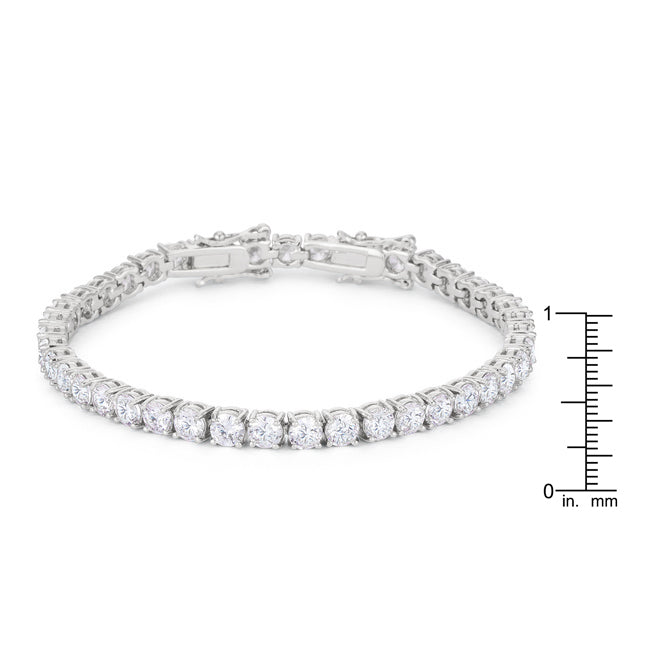 Clear Cubic Zirconia Tennis Bracelet