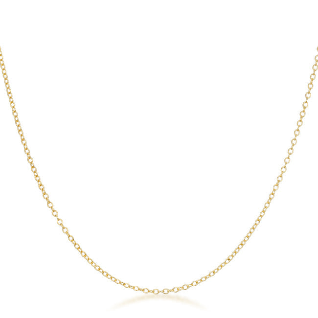 Delicate Gold Link Chain