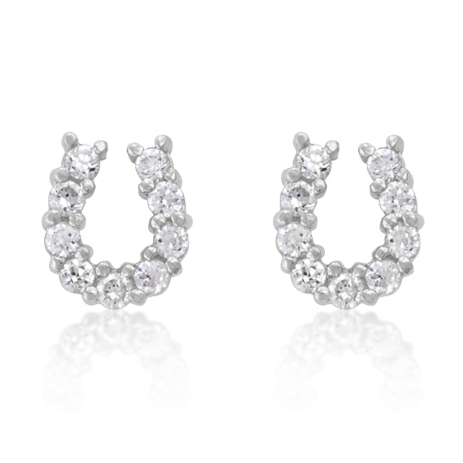 Lucky Horseshoe Earring Set