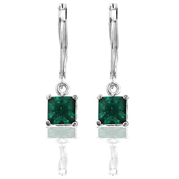 Forest Cubic Zirconia Drop Earrings