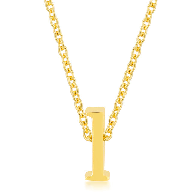 Golden Initial L Pendant