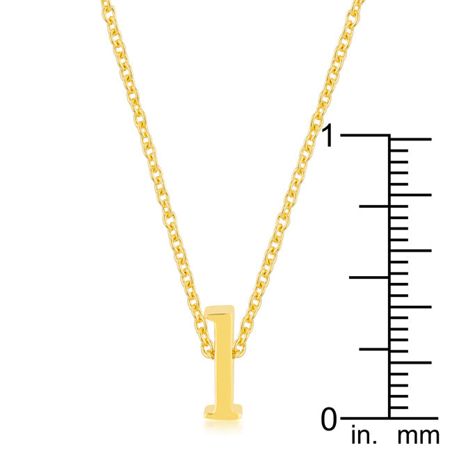 Golden Initial L Pendant