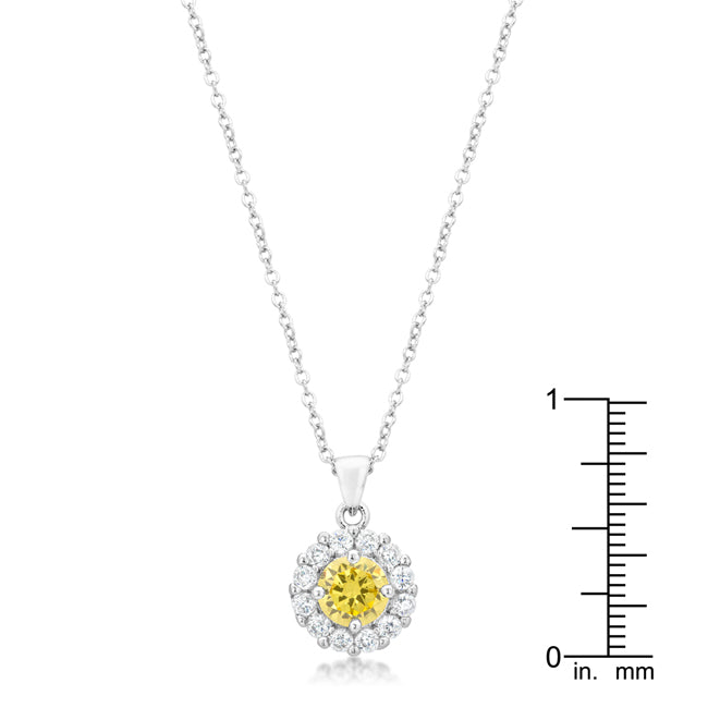 Bella Bridal Pendant in Yellow