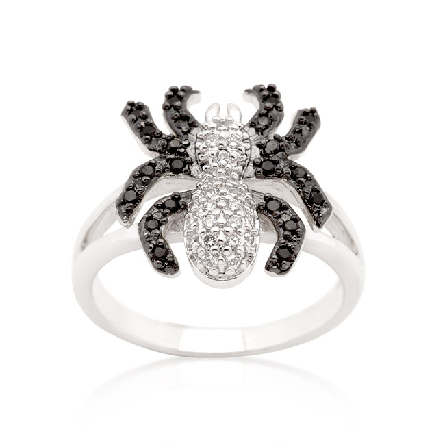 Cubic Zirconia Spider Fashion Ring